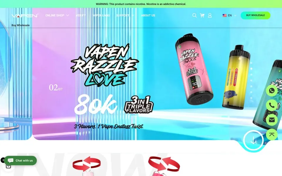 vapenlabs.com网站预览