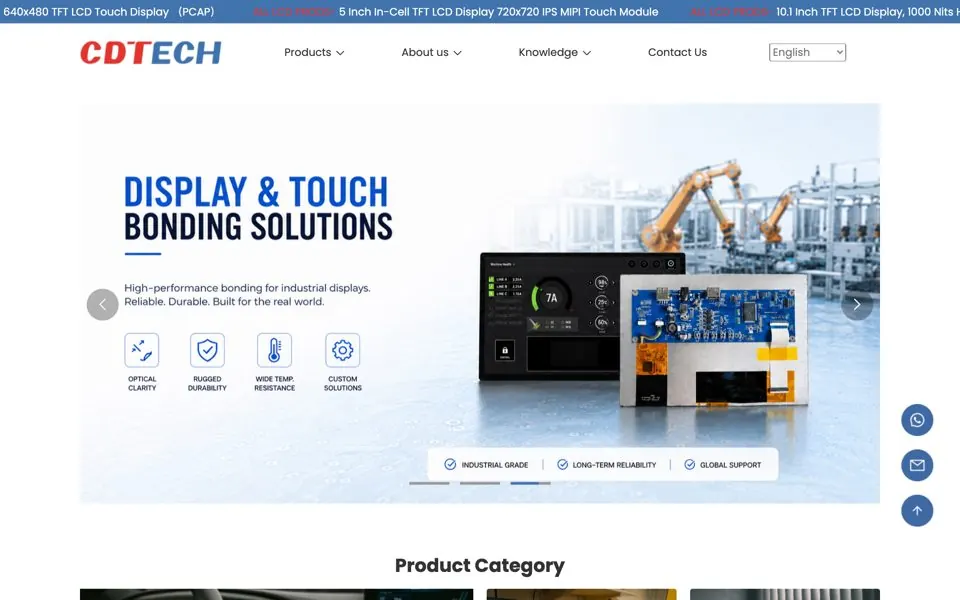 cdtech-display.com网站预览
