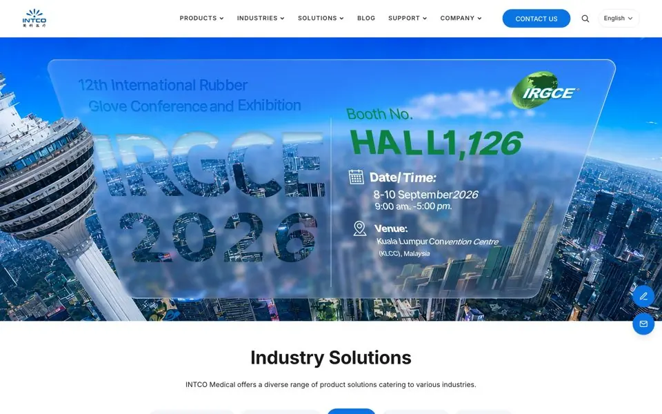 intcoglove.com网站预览