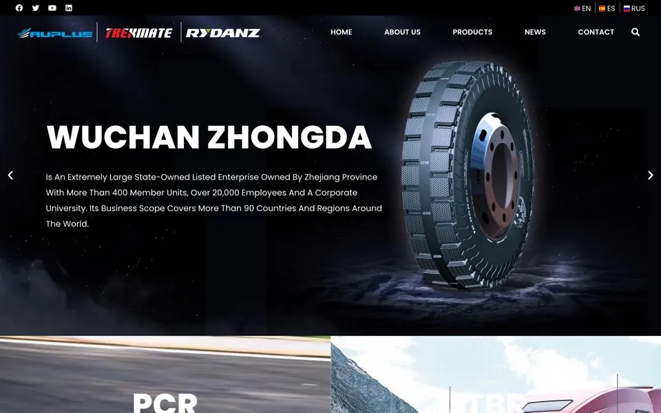 wzutechtires.com网站预览