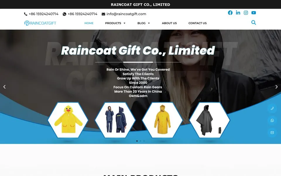 raincoat-gift.com网站预览