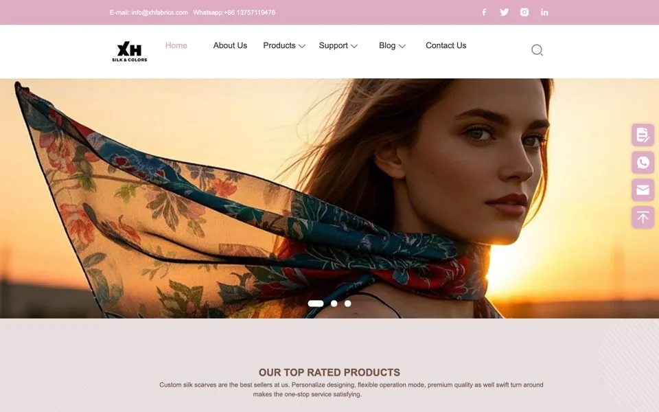 hzsilkscarf.com网站预览
