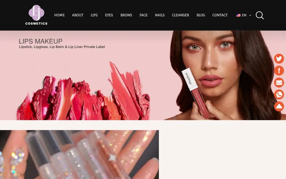 ljmakeup.com网站预览