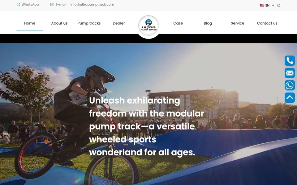 ultrapumptrack.com网站预览